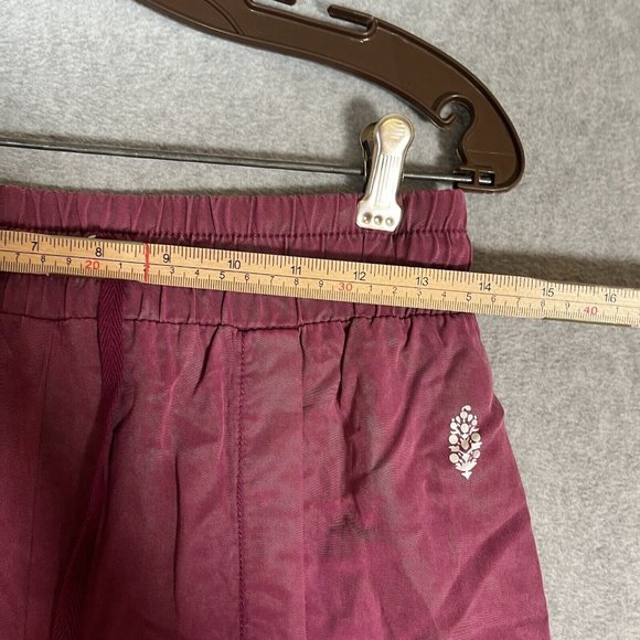 Free People Movement Ab Tracker Pants Womens Small Acai Wide Leg Split Flowy - Picture 8 of 16